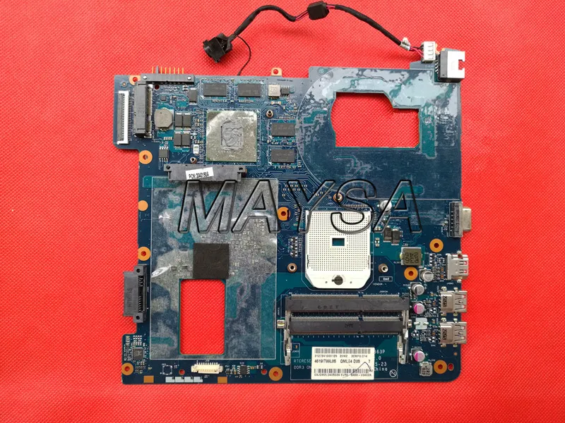 Материнская плата для ноутбука Samsung NP355C4C NP355V5C материнская QMLE4 LA-8863P HD7600 Socket SF1 |
