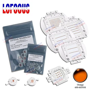 High Power LED COB Chip 1W 3W 5W 10W 20W 30W 50W 100W Orange 1 3 5 10 20 30 50 100 W Watt 600-605NM Lamp SMD Bulbs
High Power LED COB Chip 1W 3W 5W 10W 20W 30W 50W 100W Orange 1 3 5 10 20 30 50 100 W Watt 600-605NM Lamp SMD Bulbs