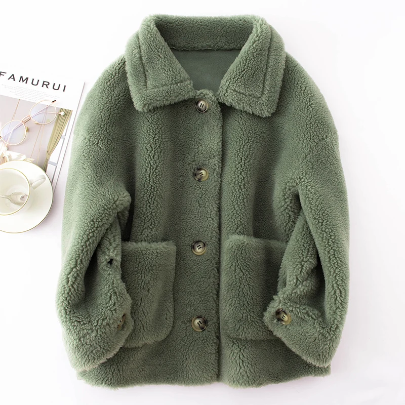 BELIARST 2019 Winter New Cashmere Coat Ladies Lapel Velvet Short Fur One Lamb fur Grass Coat coat Cardigan Large Size
BELIARST 2019 Winter New Cashmere Coat Ladies Lapel Velvet Short Fur One Lamb fur Grass Coat coat Cardigan Large Size