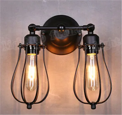 vintage RH Type Double head flexible Wall Lampiron bedside wall light fixtures Edison bulbs E27 retro lamp A131
vintage RH Type Double head flexible Wall Lampiron bedside wall light fixtures Edison bulbs E27 retro lamp A131