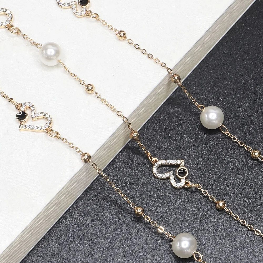 High Quality 70CM Luxurious Heart Shape Sunglasses Lanyard Strap Necklace Eyeglass Handmake Chain Cord For Dinner Party
High Quality 70CM Luxurious Heart Shape Sunglasses Lanyard Strap Necklace Eyeglass Handmake Chain Cord For Dinner Party