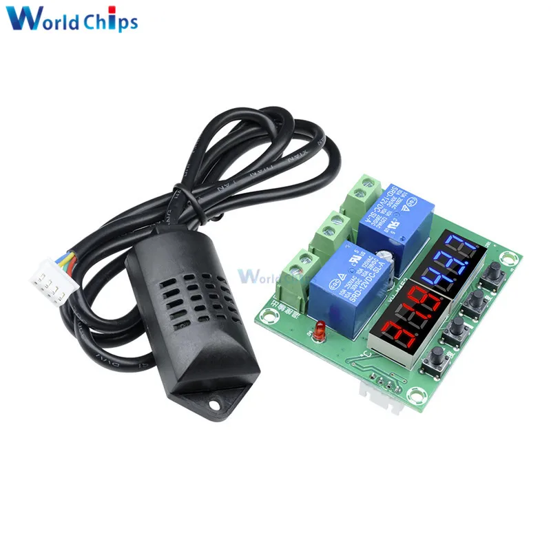 XH-M452 DC 12V LED Digital Display Dual Output Thermostat Temperature Humidity Control Thermometer Hygrometer Controller Module
XH-M452 DC 12V LED Digital Display Dual Output Thermostat Temperature Humidity Control Thermometer Hygrometer Controller Module