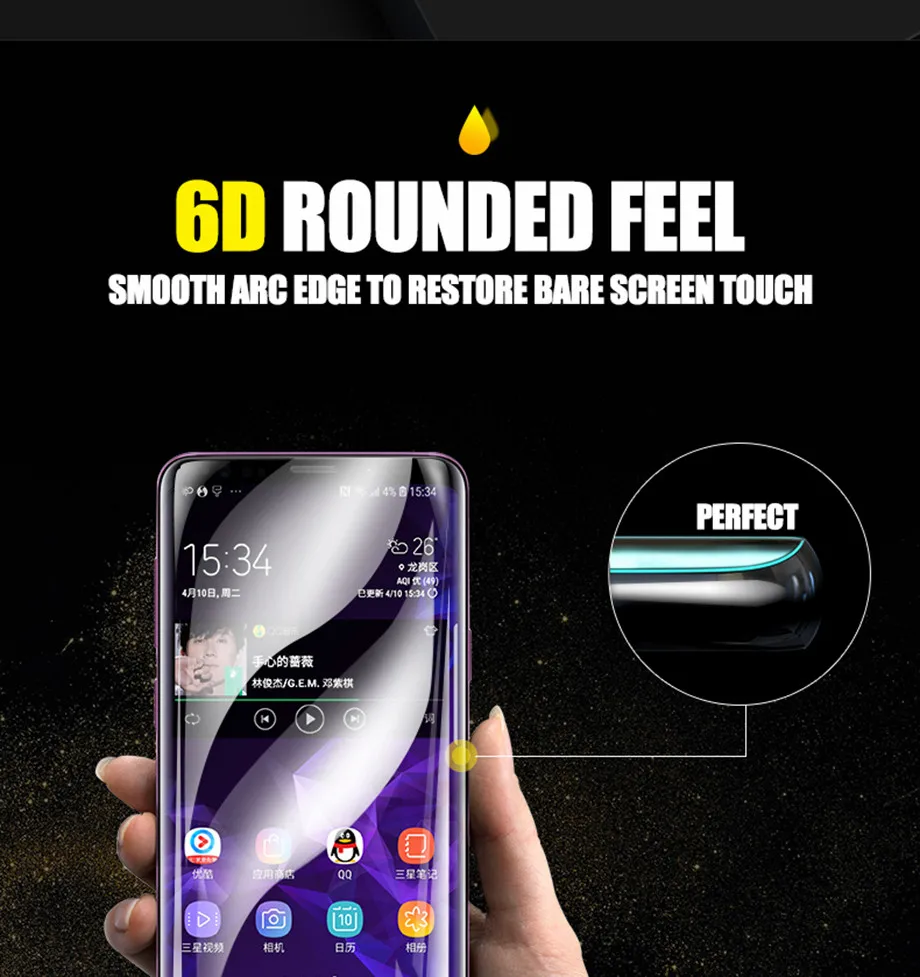 5 For Samsung Galaxy S8 S8 Plus Screen Protector For Samsung Galaxy S9 S9 Plus Screen Protector For Samsung Galaxy Note 8 Screen Protector For Samsung S6 S7 EDGE screen Protector