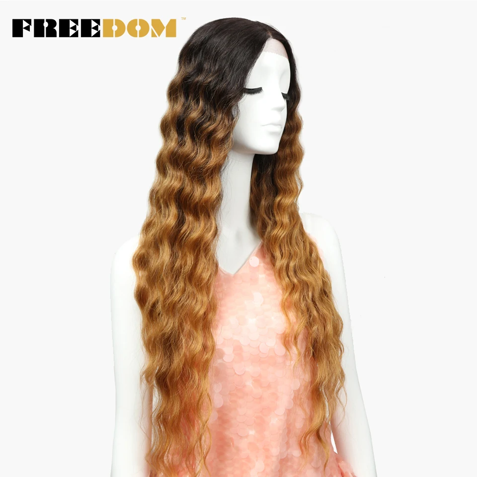 FREEDOM 30" Lace Front Synthetic Wigs For Black Women Natural Long Wavy African American Wig Heat Resistant Fiber Middle Parting
FREEDOM 30" Lace Front Synthetic Wigs For Black Women Natural Long Wavy African American Wig Heat Resistant Fiber Middle Parting