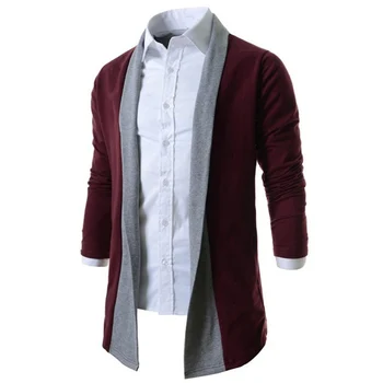 Zogaa Geek New Men's Cardigan Color Matching Casual Long Sleeve Knit Male Casual Autumn pure color sweater wholesale
Zogaa Geek New Men's Cardigan Color Matching Casual Long Sleeve Knit Male Casual Autumn pure color sweater wholesale