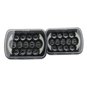 5x7 7x6 inch led headlight 7 inch Halo headlamp replacements for 1986-1995 for Jeep Wrangler YJ and for Jeep Cherokee XJ 
5x7 7x6 inch led headlight 7 inch Halo headlamp replacements for 1986-1995 for Jeep Wrangler YJ and for Jeep Cherokee XJ