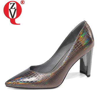ZVQ shoes women spring new fashion sexy handmand genuine leather women pumps outside super high hoof heels pointed toe shoes
ZVQ shoes women spring new fashion sexy handmand genuine leather women pumps outside super high hoof heels pointed toe shoes