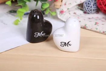 Free Shipping Heart shaped "Mr.&Ms." salt and pepper shaker wedding gifts for guest free shipping 400pcs=200 sets/lot
Free Shipping Heart shaped "Mr.&Ms." salt and pepper shaker wedding gifts for guest free shipping 400pcs=200 sets/lot