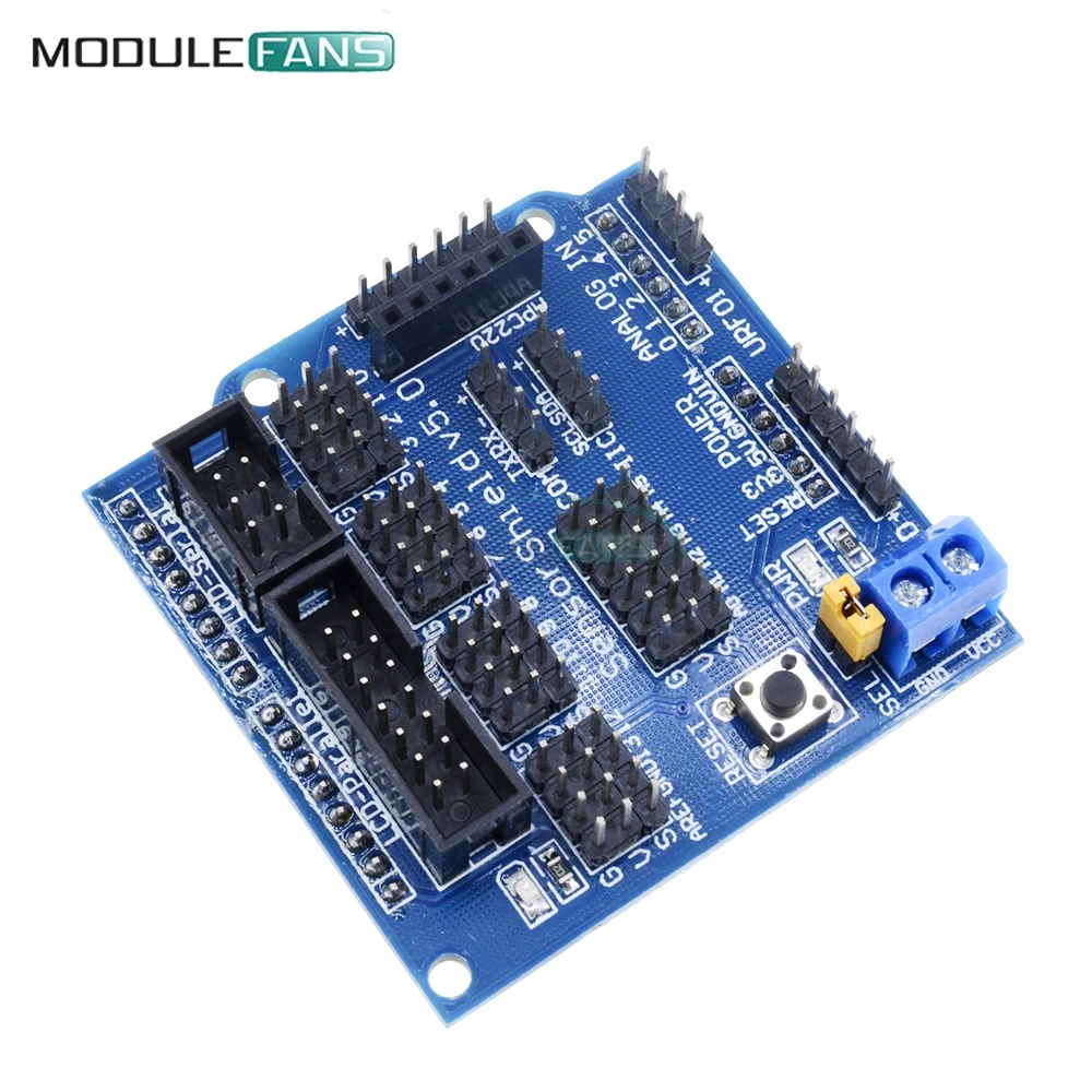 V5.0 V5 5.0 Sensor Shield Expansion Board For Arduino IDE Electronic Module Building Blocks Robot Accessories Sensor Shield
V5.0 V5 5.0 Sensor Shield Expansion Board For Arduino IDE Electronic Module Building Blocks Robot Accessories Sensor Shield