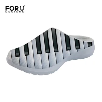 FORUDESIGNS Summer Sandals for Women Music Notes with Piano Keyboard Printing 3D Brand Design Girls Beach Slippers Home Sandals
FORUDESIGNS Summer Sandals for Women Music Notes with Piano Keyboard Printing 3D Brand Design Girls Beach Slippers Home Sandals
