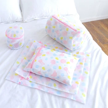 Zippered Mesh Laundry Wash Bags Thickened Foldable Delicate Printing Classification Washing Machine Clothes Protection Net
Zippered Mesh Laundry Wash Bags Thickened Foldable Delicate Printing Classification Washing Machine Clothes Protection Net