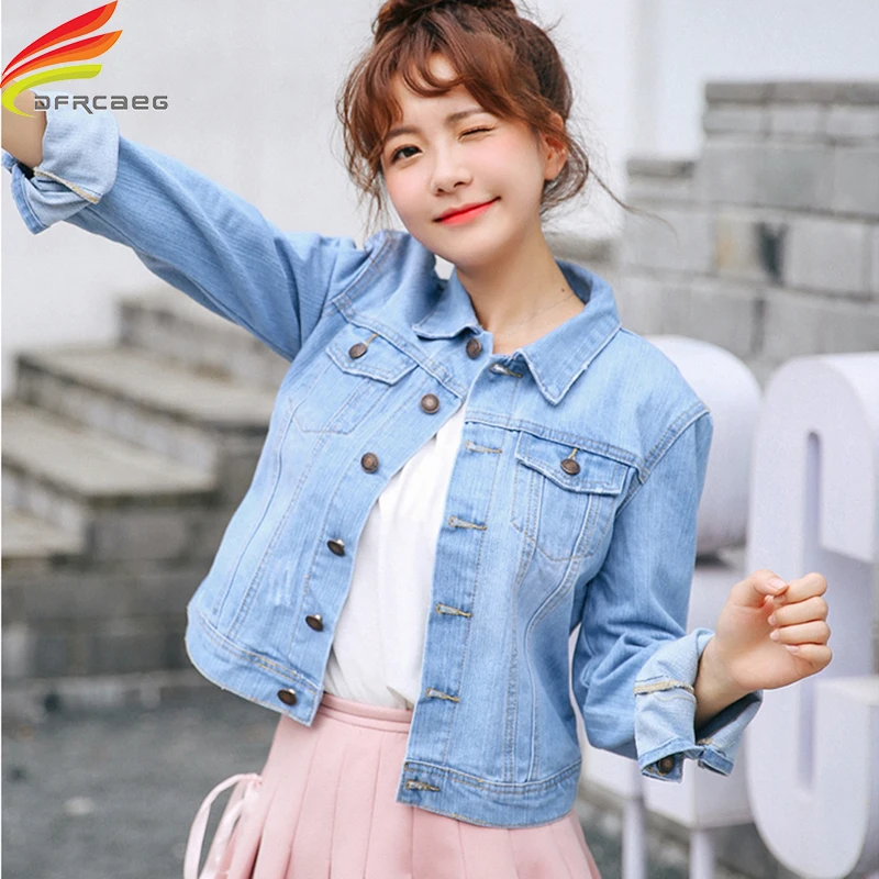 2018 Autumn Denim Jacket Women Long Sleeve Turn-down Jeans Jacket Women Denim Jacket For Women Ladies Coats and Jacket
2018 Autumn Denim Jacket Women Long Sleeve Turn-down Jeans Jacket Women Denim Jacket For Women Ladies Coats and Jacket