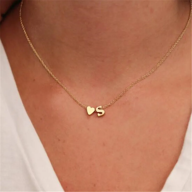 Olaru Jewelry Trendy Gold Sliver Color Creative letter with heart Choker Necklace Fashion Necklaces & Pendants Woman 2019 New
Olaru Jewelry Trendy Gold Sliver Color Creative letter with heart Choker Necklace Fashion Necklaces & Pendants Woman 2019 New