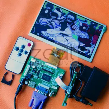 HDMI/VGA/2AV+Reversing Driver Board+DC 12V1A Power Supply +7inch LCD Display 800*480 LCD Display 165*100mm
HDMI/VGA/2AV+Reversing Driver Board+DC 12V1A Power Supply +7inch LCD Display 800*480 LCD Display 165*100mm