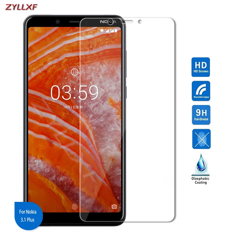 For Nokia 3.1 Plus Tempered Glass Screen Protector film 9H 2.5D Safety Film On 3.1+ 3.1Plus TA-1118 Nokia3.1 TA-1049 TA-1057
For Nokia 3.1 Plus Tempered Glass Screen Protector film 9H 2.5D Safety Film On 3.1+ 3.1Plus TA-1118 Nokia3.1 TA-1049 TA-1057