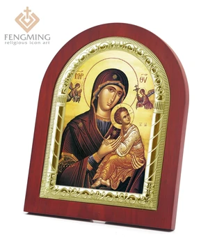Virgin Mary Religious Silver Icon Our Lady of Perpetual Help Rome Orthodox Byzantine Baptism Decorations Wood Crafts Metal Frame
Virgin Mary Religious Silver Icon Our Lady of Perpetual Help Rome Orthodox Byzantine Baptism Decorations Wood Crafts Metal Frame