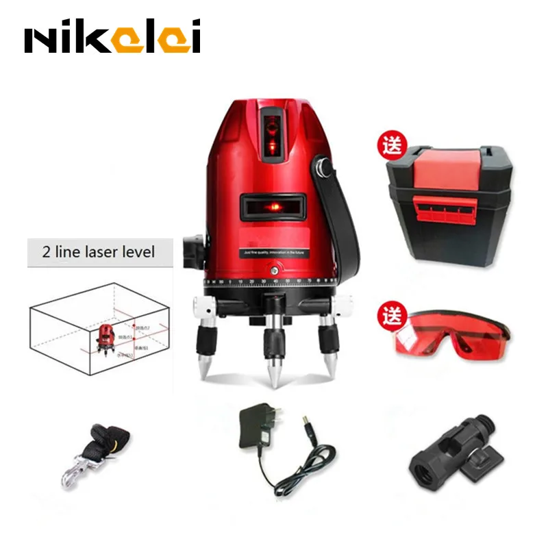 2 lines 3 points laser level 360 degree rotary cross laser line level line leveling 635nm Lazer Laser Level
2 lines 3 points laser level 360 degree rotary cross laser line level line leveling 635nm Lazer Laser Level
