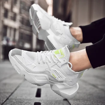 GOODRSSON Casual Shoes Men Flying Woven Air Mesh Vamp Breathable Lace Up Sport Shoes Men Fashion Joker Sneaker Jogging Shoes Men
GOODRSSON Casual Shoes Men Flying Woven Air Mesh Vamp Breathable Lace Up Sport Shoes Men Fashion Joker Sneaker Jogging Shoes Men