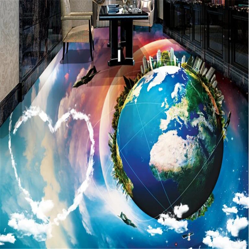 beibehang Personalized custom floor surfing sky blue sky white clouds earth home living room 3D floor wear decorative painting
beibehang Personalized custom floor surfing sky blue sky white clouds earth home living room 3D floor wear decorative painting