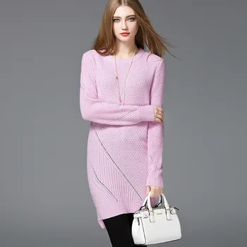 SFFZ High Quality Women Sweater Fashion Casual Solid Color Knitted Pullovers Long Sleeves O-neck Wool Blend Sweater for Women
SFFZ High Quality Women Sweater Fashion Casual Solid Color Knitted Pullovers Long Sleeves O-neck Wool Blend Sweater for Women
