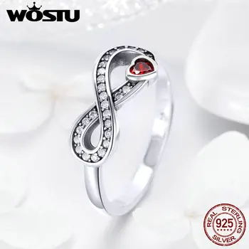 WOSTU 2019 New Fashion 100% 925 Sterling Silver Infinity Forever Love Finger Ring for Women Wedding Jewelry Lover Gift FIR415 
WOSTU 2019 New Fashion 100% 925 Sterling Silver Infinity Forever Love Finger Ring for Women Wedding Jewelry Lover Gift FIR415