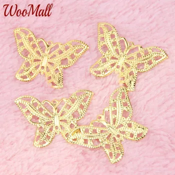 Gold Butterfly Filigree Wraps 50Pcs Connectors Metal Crafts 32x23mm For Jewelry Making DIY Accessories Charm Pendant
Gold Butterfly Filigree Wraps 50Pcs Connectors Metal Crafts 32x23mm For Jewelry Making DIY Accessories Charm Pendant