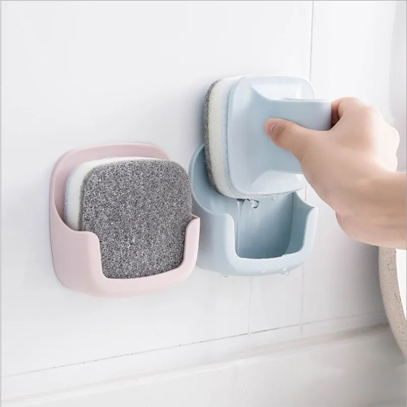 Kitchen Cleaning Brush Hold Rack Sponge Wall-Mounted With Handle Pot Clean Brush Magic Sponge Eraser Bath Degreasing Brush Rack
Kitchen Cleaning Brush Hold Rack Sponge Wall-Mounted With Handle Pot Clean Brush Magic Sponge Eraser Bath Degreasing Brush Rack