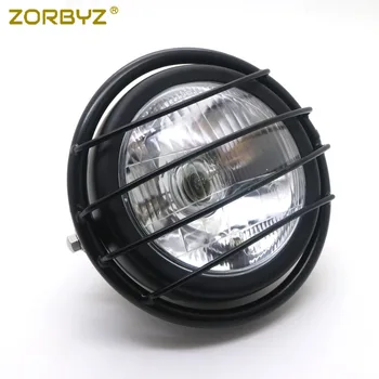ZORBYZ Motorcycle Black Metal Grill Retro Side Mount Front Light Headlight For Honda Suzuki Cafe Racer Old School Custom
ZORBYZ Motorcycle Black Metal Grill Retro Side Mount Front Light Headlight For Honda Suzuki Cafe Racer Old School Custom