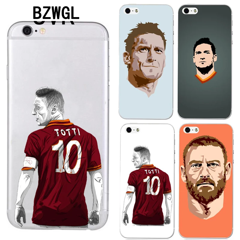 BZWGL Brand Francesco Totti phone case for iphone 5 5s 6 6s 7 8 plus 6plus soft TPU Transparent football case
BZWGL Brand Francesco Totti phone case for iphone 5 5s 6 6s 7 8 plus 6plus soft TPU Transparent football case
