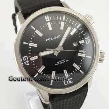 Corgeut 45mm Automatic Luminous Black Dial Rubber Strap white hands Men's Wristwatch
Corgeut 45mm Automatic Luminous Black Dial Rubber Strap white hands Men's Wristwatch
