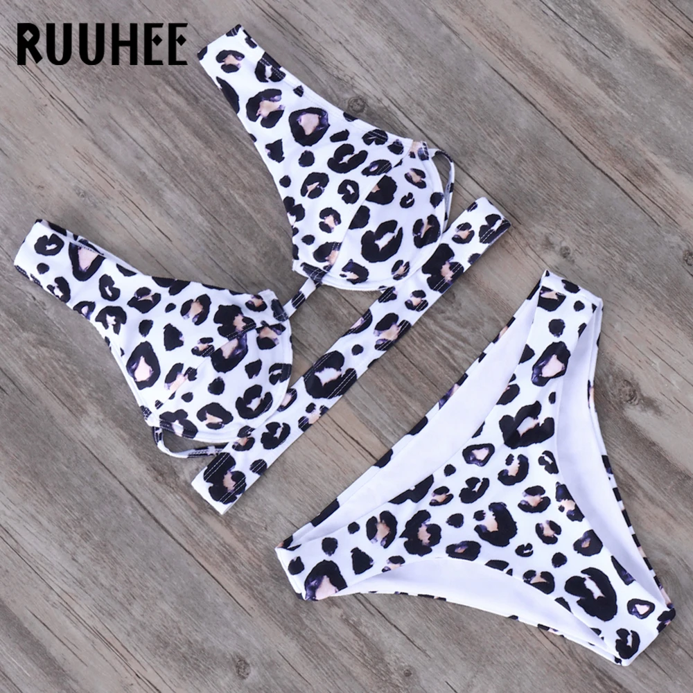 RUUHEE Bikini Swimwear Women Swimsuit Sexy Bikini Set Push Up Bathing Suit 2018 Beachwear Women's Swimming Suit Leopard Swimwear
RUUHEE Bikini Swimwear Women Swimsuit Sexy Bikini Set Push Up Bathing Suit 2018 Beachwear Women's Swimming Suit Leopard Swimwear