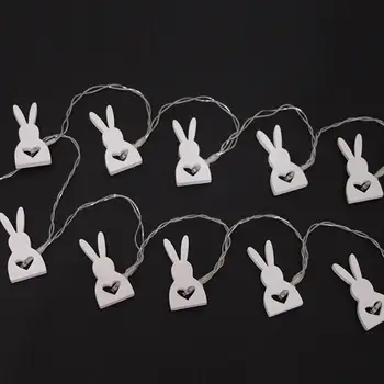Easter 10-LEDs Battery Powered Wooden Rabbit Lighting LED String Lights Animal Party Wedding Decoration Easter Decorative Light
Easter 10-LEDs Battery Powered Wooden Rabbit Lighting LED String Lights Animal Party Wedding Decoration Easter Decorative Light