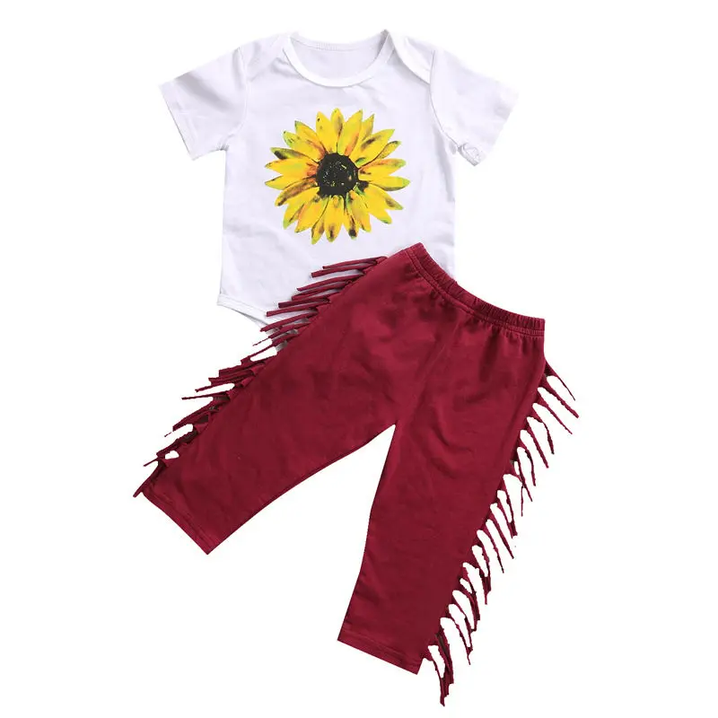 0-18M Newborn Infant Baby Boy Girl Soft Cotton Bodysuit Tassel Pants Casual 2pcs Sunsuit Outfits Clothe Set
0-18M Newborn Infant Baby Boy Girl Soft Cotton Bodysuit Tassel Pants Casual 2pcs Sunsuit Outfits Clothe Set