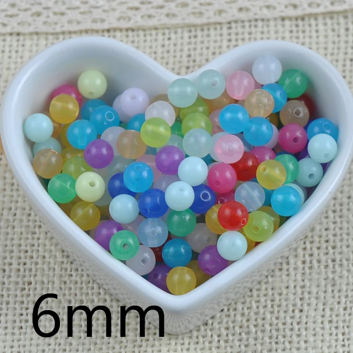 200PCs 6mm Mixed Jelly colour Acrylic beads Spacer Ball Beads Fit Jewelry Handmade YKL0087X-6mm
200PCs 6mm Mixed Jelly colour Acrylic beads Spacer Ball Beads Fit Jewelry Handmade YKL0087X-6mm