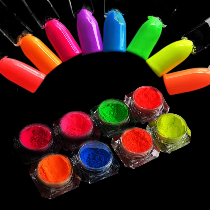 Neon Pigment Nail Powder Dust Ombre Nail Glitter Gradient Glitter Iridescent Acrylic Powder Colorful Nail Decoration 8 Boxes/lot
Neon Pigment Nail Powder Dust Ombre Nail Glitter Gradient Glitter Iridescent Acrylic Powder Colorful Nail Decoration 8 Boxes/lot