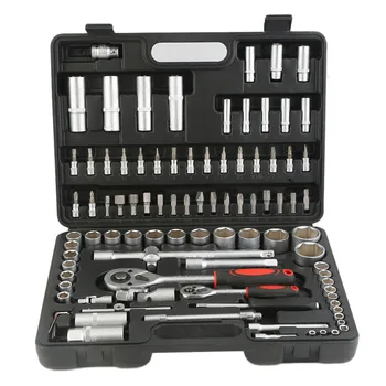 94 Pcs/Set Practical Household Socket Hand Tool Set Multifunctional Ratchets Toolbox Kit With Carry Box Case
94 Pcs/Set Practical Household Socket Hand Tool Set Multifunctional Ratchets Toolbox Kit With Carry Box Case