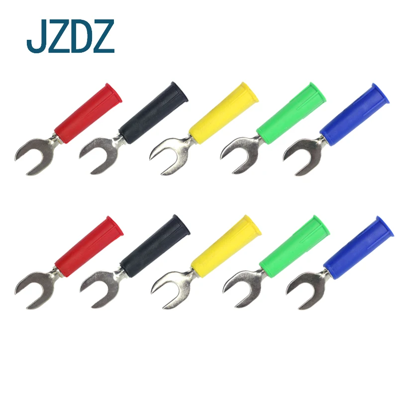 JZDZ J.20019 10 PCS High quality welding free 6mmY type to 6mm safety socket, 6mm banana plug
JZDZ J.20019 10 PCS High quality welding free 6mmY type to 6mm safety socket, 6mm banana plug