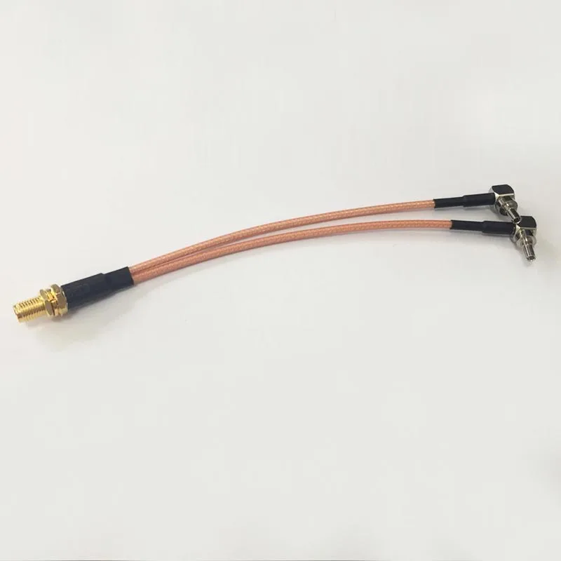 New SMA Female to Y type 2X CRC9 Male Connector Splitter Combiner Cable Pigtail RG316 15CM long for Huawei e156 e159 e160
New SMA Female to Y type 2X CRC9 Male Connector Splitter Combiner Cable Pigtail RG316 15CM long for Huawei e156 e159 e160