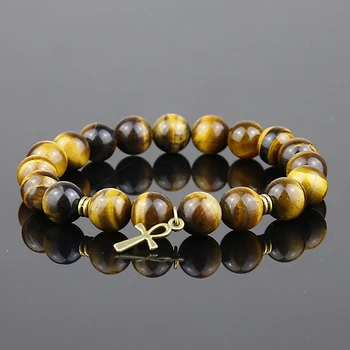 Tiger Eye Beads Bracelets Bangles 10mm Beaded Rope Chain Natural Stone Cross Bracelets Men Jewelry Charm Bangles Gifts
Tiger Eye Beads Bracelets Bangles 10mm Beaded Rope Chain Natural Stone Cross Bracelets Men Jewelry Charm Bangles Gifts