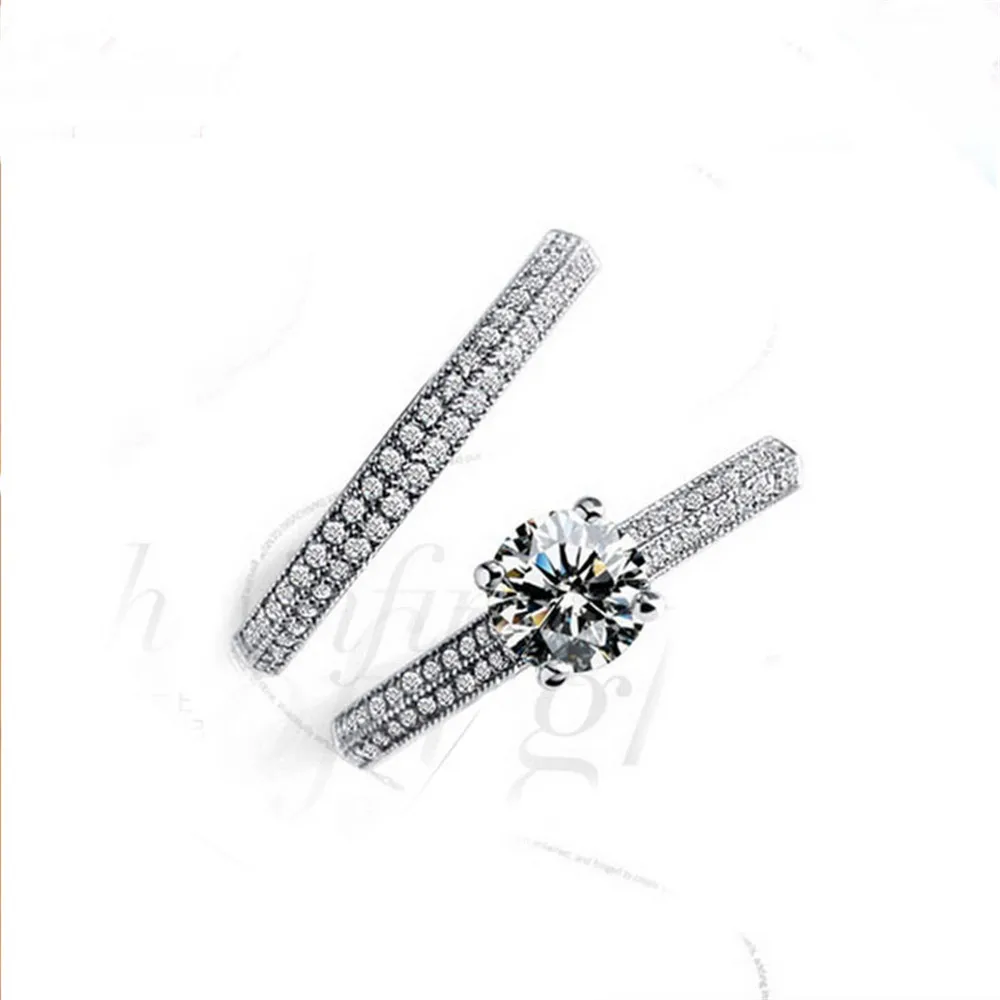 Big Promotion Charms Double Wedding Women Ring AAA Cubic Zirconia 925 Sterling Silver Band Ring Size 6 7 8 9 HERR0022
Big Promotion Charms Double Wedding Women Ring AAA Cubic Zirconia 925 Sterling Silver Band Ring Size 6 7 8 9 HERR0022