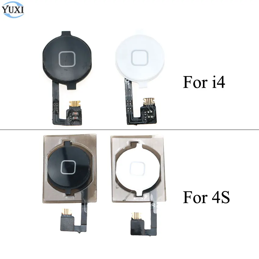 YuXi Black White Home Button Assembly Flex Cable Sensor Ribbon Complete Parts For iPhone 4 4S
YuXi Black White Home Button Assembly Flex Cable Sensor Ribbon Complete Parts For iPhone 4 4S