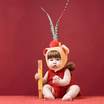 Spring Children's Photography Clothing Photo Studio One Hundred Years Old Baby Shoot Monkey Costumes 0-6months
Spring Children's Photography Clothing Photo Studio One Hundred Years Old Baby Shoot Monkey Costumes 0-6months