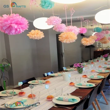 Diy Multi Colour 15cm 50pcs 6inch Paper Flowers Ball Tissue Paper Pom Poms Wedding New Homes Birthday Party Car Decoration
Diy Multi Colour 15cm 50pcs 6inch Paper Flowers Ball Tissue Paper Pom Poms Wedding New Homes Birthday Party Car Decoration