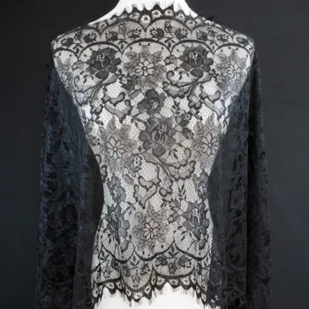 Wide lace trim, lace fabric Off white/Black flowers lace trim 53x300CM/piece long evening dresses lace fabric and lace trim
Wide lace trim, lace fabric Off white/Black flowers lace trim 53x300CM/piece long evening dresses lace fabric and lace trim