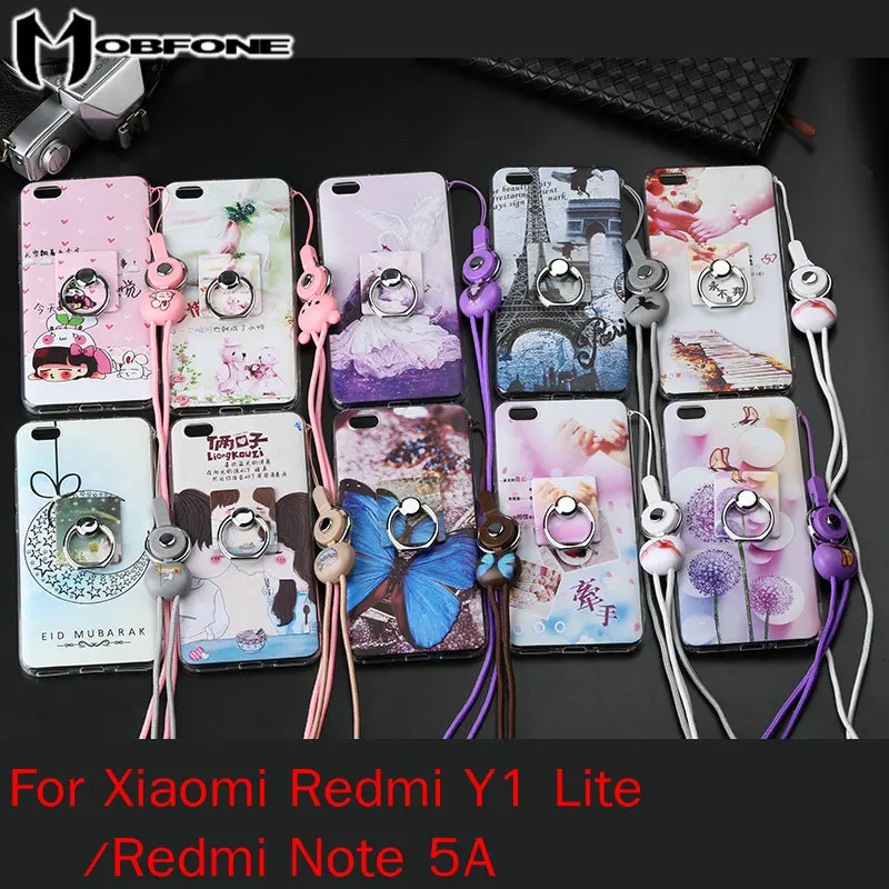Funny Cute Cartoon Soft Silicone TPU Cover Case For Xiaomi Redmi Note 5A Y1 Lite Note5A Prime Y1 + Finger Ring Holder +Rope MC01
Funny Cute Cartoon Soft Silicone TPU Cover Case For Xiaomi Redmi Note 5A Y1 Lite Note5A Prime Y1 + Finger Ring Holder +Rope MC01