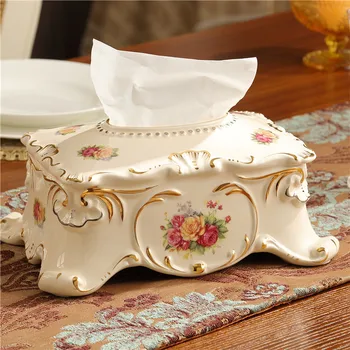 The living room decoration style Home Furnishing special ceramic paper towel box luxury American box
The living room decoration style Home Furnishing special ceramic paper towel box luxury American box