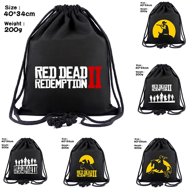 Red Dead Redemption 2 Canvas Drawstring Bags Kids Book Rucksack Study Stationery Sport Souvenir Cartoon Gift Bag Action Toys
Red Dead Redemption 2 Canvas Drawstring Bags Kids Book Rucksack Study Stationery Sport Souvenir Cartoon Gift Bag Action Toys