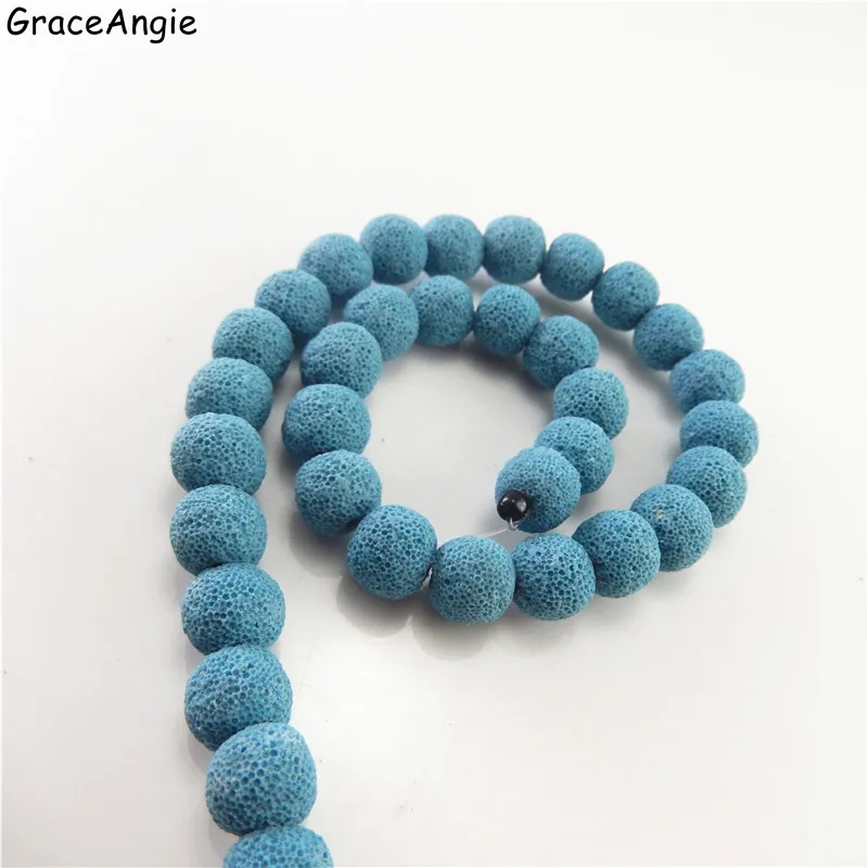 GraceAngie 30PCS Volcanic Natural Stone White Blue Round Beads DIY Necklace Bracelet Earring Jewelry Handmade Crafts Making
GraceAngie 30PCS Volcanic Natural Stone White Blue Round Beads DIY Necklace Bracelet Earring Jewelry Handmade Crafts Making