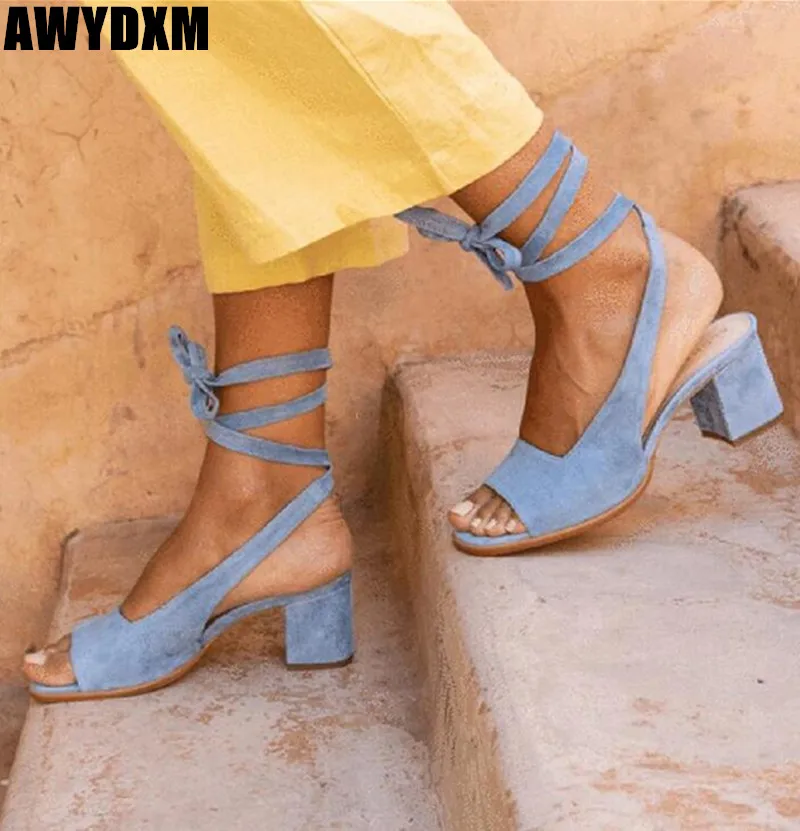 Women sandals summer new ladies Open Toe lace up Breathable Casual shoes outdoor fashion Thick heel High heels woman shoes S041
Women sandals summer new ladies Open Toe lace up Breathable Casual shoes outdoor fashion Thick heel High heels woman shoes S041