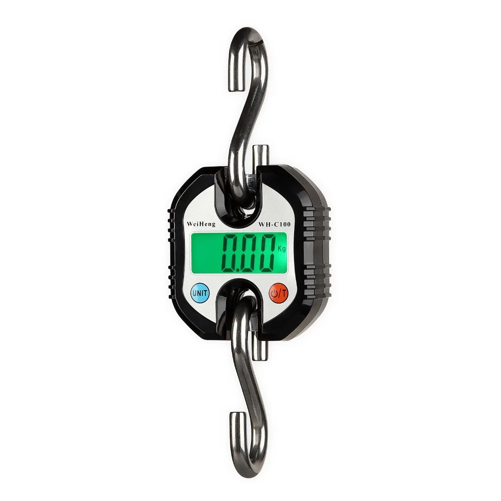 

Professional Digital Hanging Crane Scale 330 Lb 150 Kg with Accurate Reloading Spring Sensor for Hunting Farm